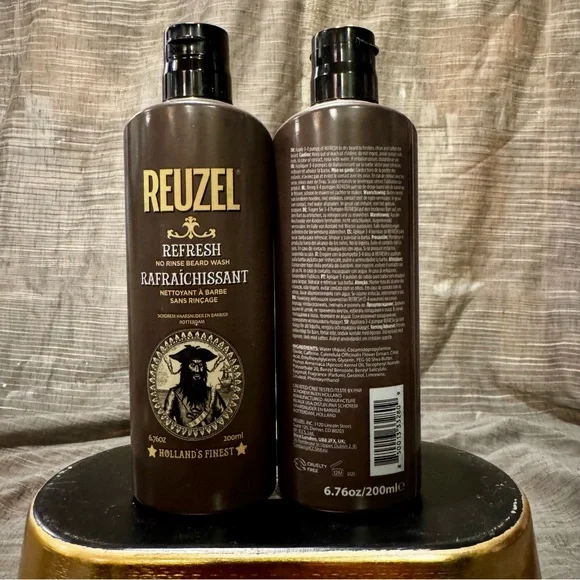 2x Refresh No Rinse Beard Wash -UNOPENED - Picture 2 of 7